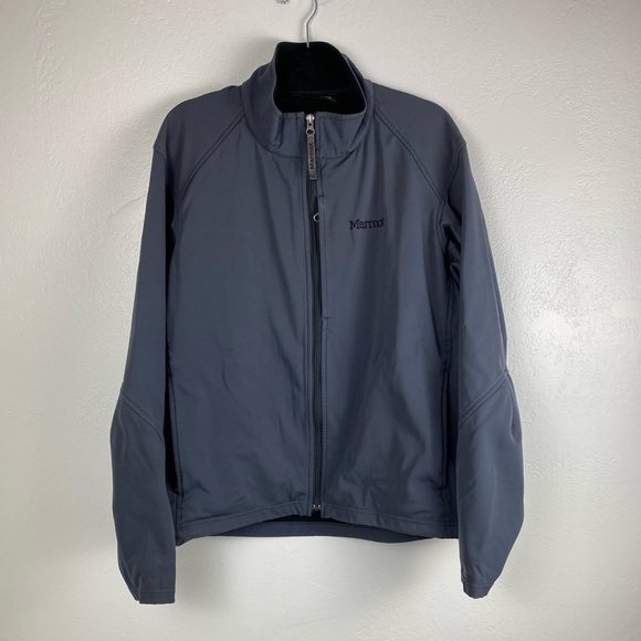 Marmot Polartec Dark Gray Full Zip Fleece Men’s size Large with zip pockets - Picture 16 of 16